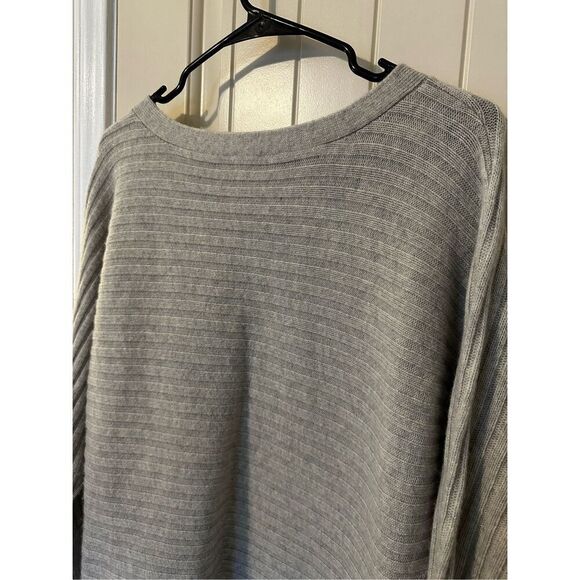 J.Crew Wool Cashmere Boat Neck Cable Gray Sweater Women Top XXS Style 54574 - Picture 11 of 13